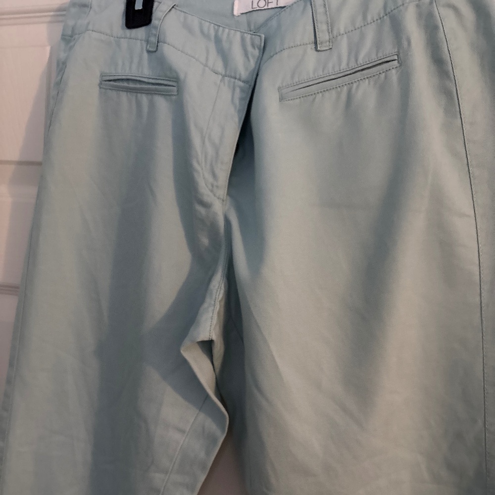 Loft capri pants light green size 12